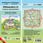Eifelwandern 13 - Gerolstein, Vulkaneifel (West): Wanderkarte mit Radwegen, Blatt 33-557, 1 : 25 000, Birresborn, Daun, Hillesheim, J&uuml;nkerath, Kerpen, Stadtkyll