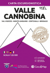 113 Valle Cannobina: Val Vigezzo-Monte Limidario-Centovalli-Brissago 1:25000
