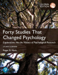 Forty Studies that Changed Psychology, Global Edition