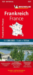 Michelin Frankreich einseitig 1 : 1 000 000: Stra&szlig;en- und Tourismuskarte