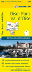 Michelin Paris - Oise, Paris, Val-d'Oise - Map 305: Stra&szlig;en- und Tourismuskarte 1:150.000