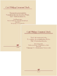 Bach-Repertorium Band III.1: Carl Philipp Emanuel Bach: Thematisch-systematisches Verzeichnis der musikalischen Werke