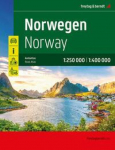 Norwegen, Autoatlas 1:250.000 - 1:400.000, freytag & berndt: Superatlas mit Spiralbindung, Camping- und Stellpl&auml;tze, Freizeitinfos