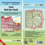Calw - Weil der Stadt: Wanderkarte mit Radwegen, Blatt 48-539, 1 : 25 000, Aidlingen, Bad Liebenzell, Bad Teinach-Zavelstein, G&auml;rtringen, Herrenberg, Wildberg