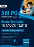 SBI  2020: Probationary Officers' Phase I - Booster Test Series - 15 Mock Tests (Questions, Answers & Explanations)