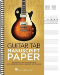 Guitar Tab Manuscript Paper Spiral-Bound Notebook for Guitarists 80 Pages with Tablature Staves Chord Grids & Fretboard Diagrams Music Composition & Songwriting Book for Students & Teachers