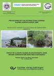 Impact of Climate Change on Biodiversity. Does Nature Conservation need new Stragegies?