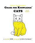 Color for Knowledge: Cats