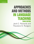 Approaches and Methods in Language Teaching