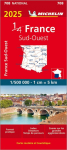 Southwestern France 2025 - Michelin National Map 708: Map