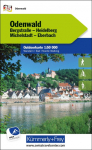 Odenwald Bergstrasse, Heidelberg, Michelstadt, Eberbach Nr. 35 Outdoorkarte Deutschland 1:50 000: Free Download mit HKF Outdoor App