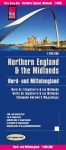 Reise Know-How Landkarte Nord- und Mittelengland / Northern England & the Midlands (1:400.000): rei&szlig;- und wasserfest (world mapping project)