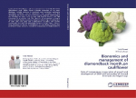 Bionomics and management of diamondback month,on cauliflower: Role of temperature in regulation of growth and development of DBM with estimation of thermal threshold and Degree days