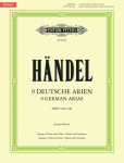 9 Deutsche Arien HWV 202-210 / URTEXT: f&uuml;r Sopran, Violine (Fl&ouml;te, Oboe) und Basso continuo / Partitur