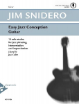Easy Jazz Conception Guitar: 15 solo etudes for jazz phrasing, interpretation and improvisation. Gitarre. Lehrbuch mit Online-Audiodatei.