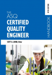 The ASQ Certified Quality Engineer Handbook, Fifth Edition