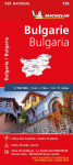 Michelin Bulgarien: Strassen- und Tourismuskarte