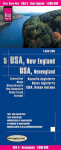 World Mapping Project USA 05 Neuengland 1 : 600 000: Connecticut, Maine, Massachusetts, New Hampshire, Rhode Island, Vermont
