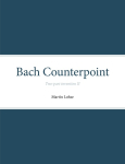 Bach Counterpoint: Two-part invention II