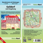 Gaildorf und Umgebung: Wanderkarte mit Radwegen, Blatt 56-542, 1 : 25 000, B&uuml;hlertann, Fichtenberg, Gschwend, Spraitbach, Sulzbach-Laufen, Untergr&ouml;ningen, Rosengarten