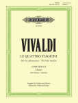 Die Jahreszeiten: Konzert f&uuml;r Violine, Streicher und Basso continuo g-Moll op. 8 Nr. 2 RV 315 Der Sommer: Ausgabe f&uuml;r Violine und Klavier / Vier Konzerte f&uuml;r Violine und Streichorchester