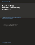 NASM Certified Personal Trainer Study Guide 2026: Complete CPT Exam Prep with Practice Questions and Exercise Science Review