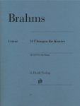 Brahms, Johannes - 51 &Uuml;bungen f&uuml;r Klavier: Instrumentation: Piano solo