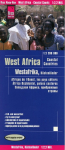 Reise Know-How Landkarte Westafrika, K&uuml;stenl&auml;nder (1:2.200.000) : von Senegal bis Nigeria: rei&szlig;- und wasserfest (world mapping project)
