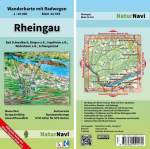 Rheingau: Wanderkarte mit Radwegen, Blatt 42-555, 1 : 25 000, Bad Schwalbach, Bingen a.R., Eltville a.R., Ingelheim a.R., R&uuml;desheim a.R., Schlangenbad