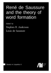Ren&eacute; de Saussure and the theory of word formation