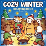 Cozy Winter: Coloring Book for Adults and Teens Featuring Adorable Characters, Festive Christmas Scenes, and Cozy Winter Moments for Relaxation
