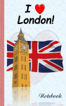 I love London (Notebook / Notizbuch): Notepad, Einschreibbuch, Tagebuch, Diary, Notes, Buch f&uuml;r Notizen im praktischen Pocketformat, Tower Bridge, Sightseeing Great Britain, Scule, Englischunterrricht, Sch&uuml;ler, Student, lernen, Studium, Freizeit, Eng ...