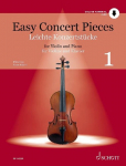 Easy Concert Pieces: Band 1. Violine und Klavier. Ausgabe mit Online-Audiodatei.
