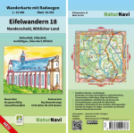 Eifelwandern 18 - Manderscheid, Wittlicher Land: Wanderkarte mit Radwegen, Blatt 34-555, 1 : 25 000, Bettenfeld, Gillenfeld, Gro&szlig;littgen, &Uuml;dersdorf, Wittlich