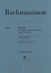 Vocalise op. 34 no. 14 for Voice and Piano: Instrumentation: Voice and Piano