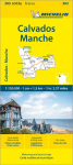 Michelin Normandie West: Stra&szlig;en- und Tourismuskarte 1:150.000