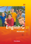 English G 21. Ausgabe B 1. Workbook mit Audio online: 5. Schuljahr
