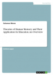 Theories of Human Memory and Their Application In Education. An Overview