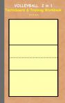 Volleyball 2 in 1 Tacticboard and Training Workbook: Tactics/strategies/drills for trainer/coaches, notebook, training, exercise, exercises, drills, practice, exercise course, tutorial, winning strategy, technique, sport club, play moves, coaching in ...