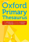 Oxford Primary Thesaurus: Export Edition