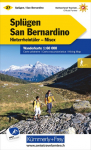 Spl&uuml;gen-San Bernardino, Hinterrheint&auml;ler, Misox Wanderkarte nr. 27: NEU:MATT LAMINIERT, waterproof, Freemap on Smartphone included