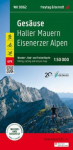 Ges&auml;use, Wander-, Rad- und Freizeitkarte 1:50.000, freytag & berndt, WK 0062: Haller Mauern - Eisenerzer Alpen, mit Infoguide, GPX Tracks, wasserfest und rei&szlig;fest