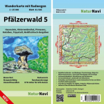 Pf&auml;lzerwald 5. Blatt 41-546, 1 : 25 000: Wanderkarte mit Radwegen. Hauenstein, Hinterweidenthal, Pirmasens, Rodalben, Trippstadt, Waldfischbach-Burgalben