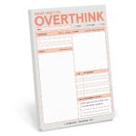 Knock Knock What (Not) to Overthink Pad (Pastel Version)