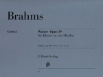 Brahms, Johannes - Walzer op. 39: Instrumentation: Piano, 4-hands