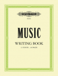 Peters Music Writing Book: 12 Notensysteme pro Seite