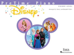Pretime Piano: Disney Songbook - Primer Level Easy Beginner Piano Sheet Music Iconic Disney Songs for Young Learners Faber Pino Book Fpr Kids with Simple Arrangements for Piano Practice