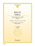 Andante from Organ Sonata No. 4 E Minor Bwv 528 for Piano