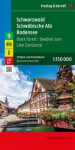freytag & berndt Stra&szlig;enkarte Schwarzwald - Schw&auml;bische Alb - Bodensee 1:150.000: Stra&szlig;en- und Freizeitkarte