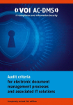 Audit criteria for electronic document management processes and associated IT solutions
